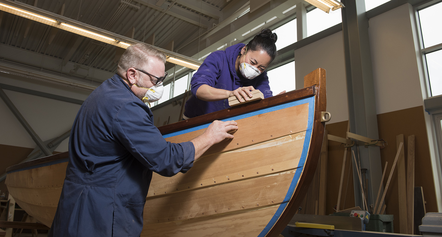 Boat Building and Repair Wood Technology programs at 